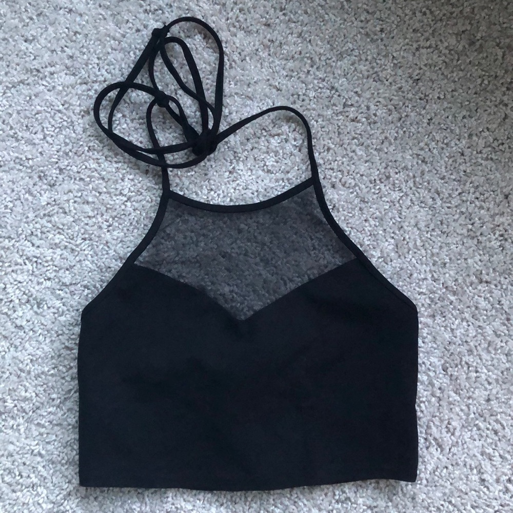 never worn MESH CROP HALTER